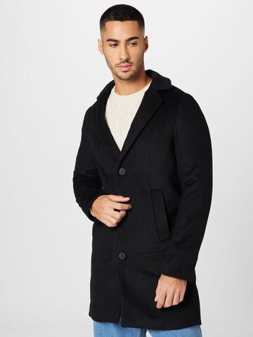 Manteau mi-saison 'Maddox' ABOUT YOU en noir : devant