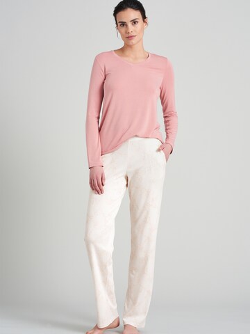 SCHIESSER Pajama Pants 'Mix & Relax' in Pink: front