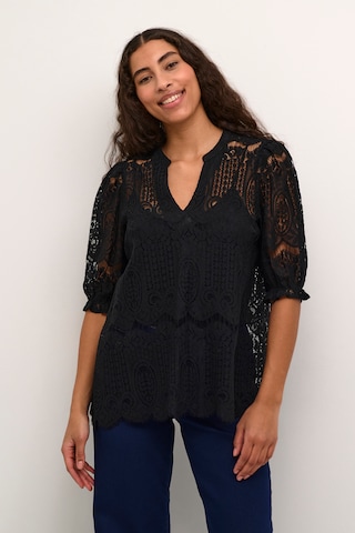 CULTURE Blouse 'Ima' in Zwart: voorkant