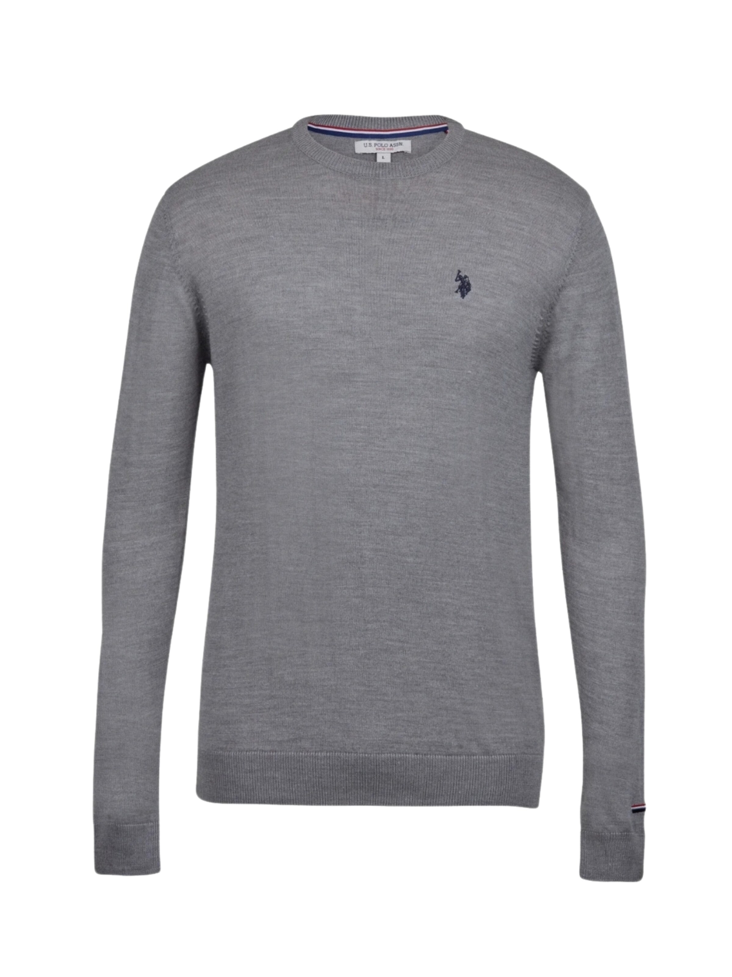 U.S. POLO ASSN. Sweater 'UMKent' in Navy / Mottled grey, Item view