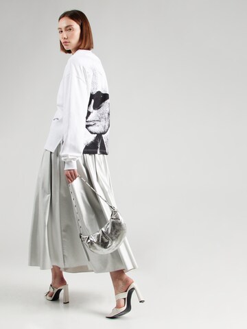 Felpa di KARL LAGERFELD JEANS in bianco