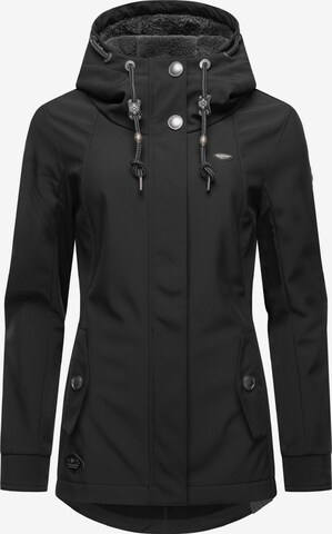 Veste fonctionnelle 'Monadde' Ragwear en noir : devant