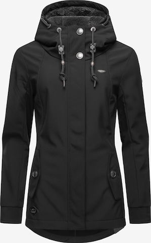Ragwear Toiminnallinen takki 'Monadde' värissä musta: edessä