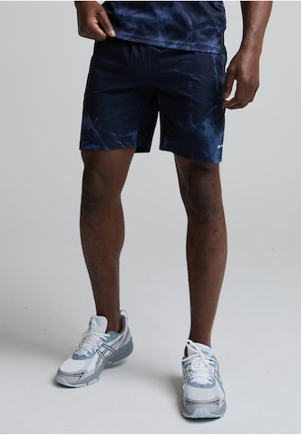 MONTERRAIN Regular Sportbroek in Blauw: voorkant