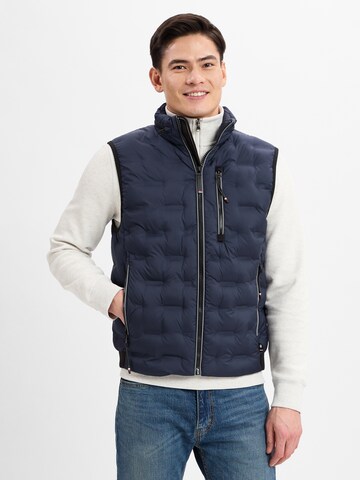 TOM TAILOR Weste in Blau: Vorderseite