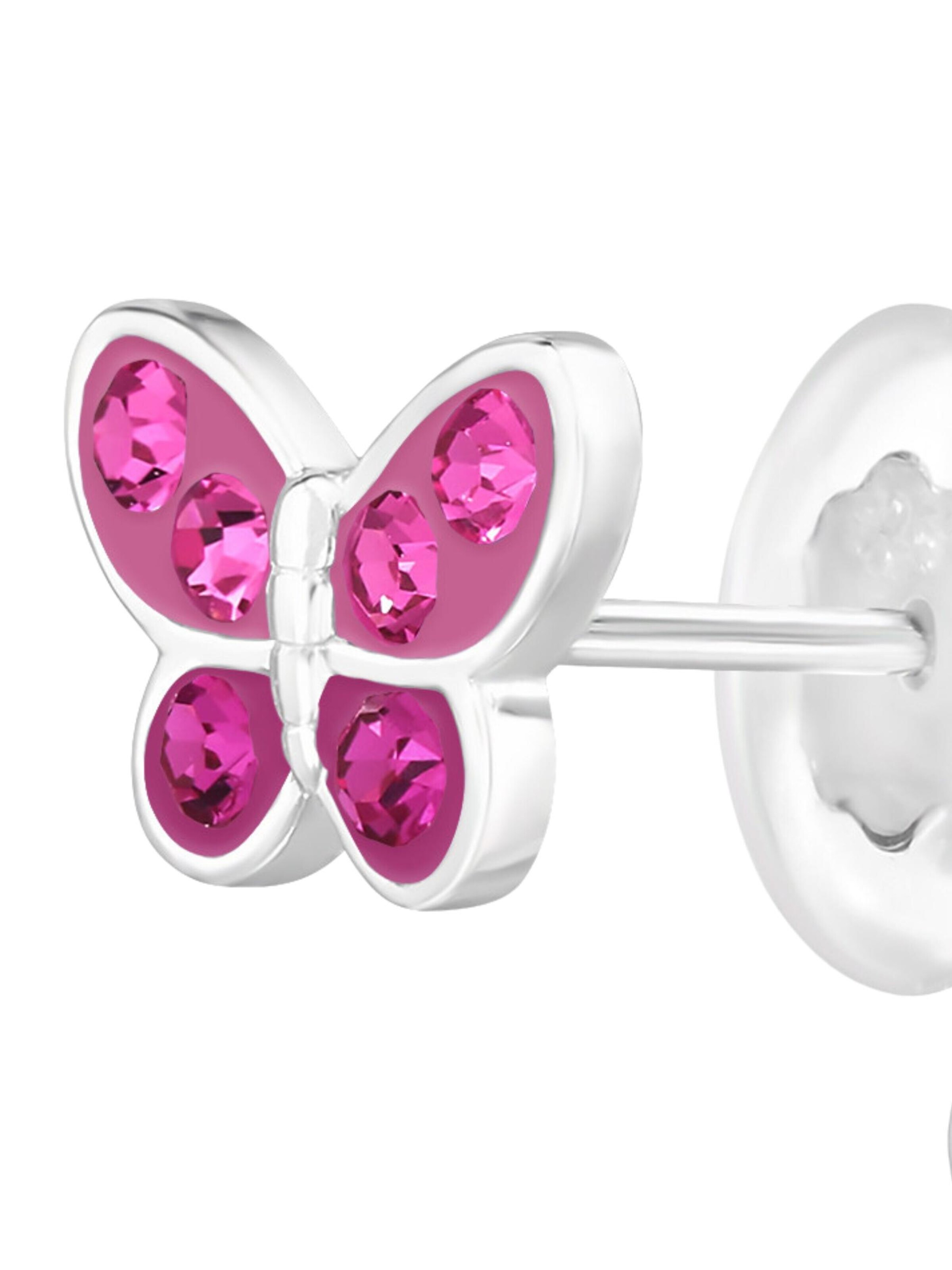 Boucles d'oreilles Maxte en rose