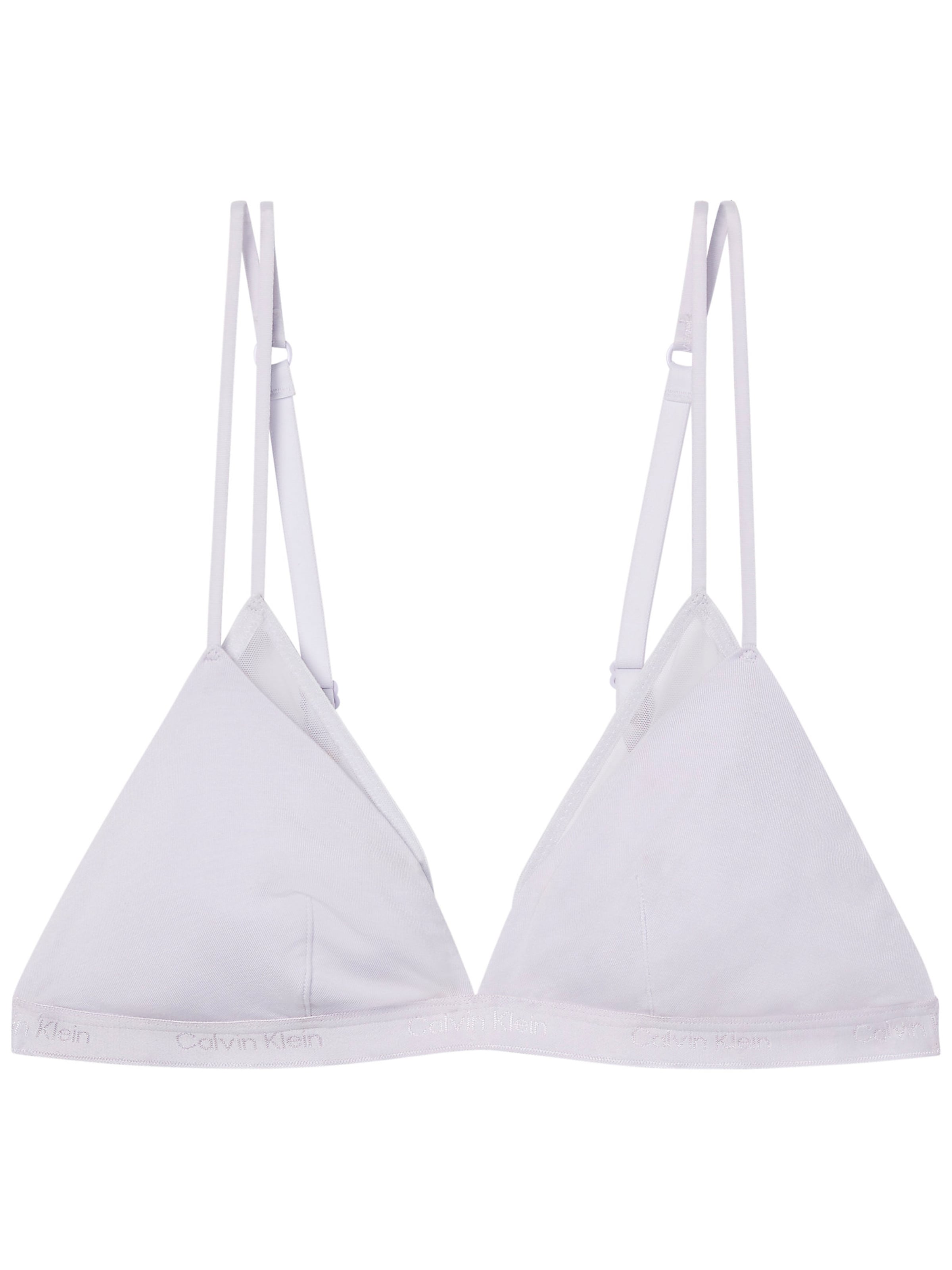 Triangle Soutien-gorge Calvin Klein en violet : devant