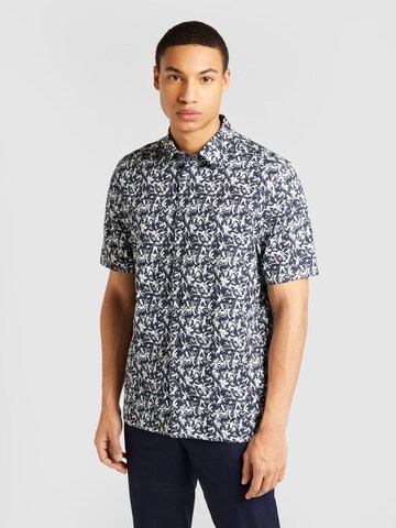 Ted Baker Regular fit Button Up Shirt 'Tavaro' in Blue: front