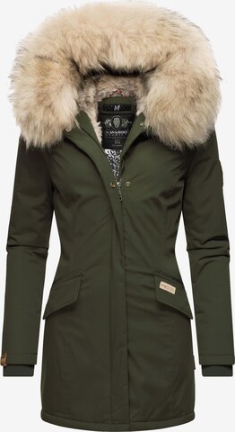 Manteau d’hiver 'Cristal' NAVAHOO en vert : devant