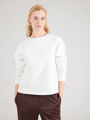 MM by Max Mara Суичър 'LORNATI' в бяло: отпред