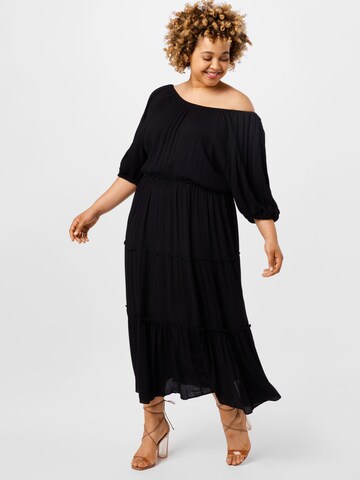 Selected Femme Curve Dress 'KINORA' in Black: front