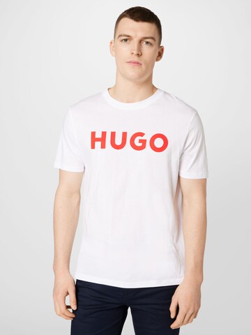 T-Shirt 'Dulivio' HUGO en blanc : devant