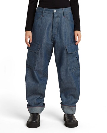 G-STAR Tapered Cargo trousers in Blue: front