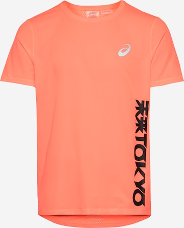 ASICS Performance Shirt 'Future Tokyo' in Red: front