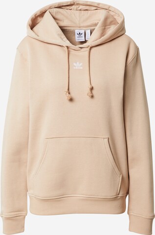 ADIDAS ORIGINALS Sweatshirt 'Adicolor Essentials Fleece' in Beige: predná strana