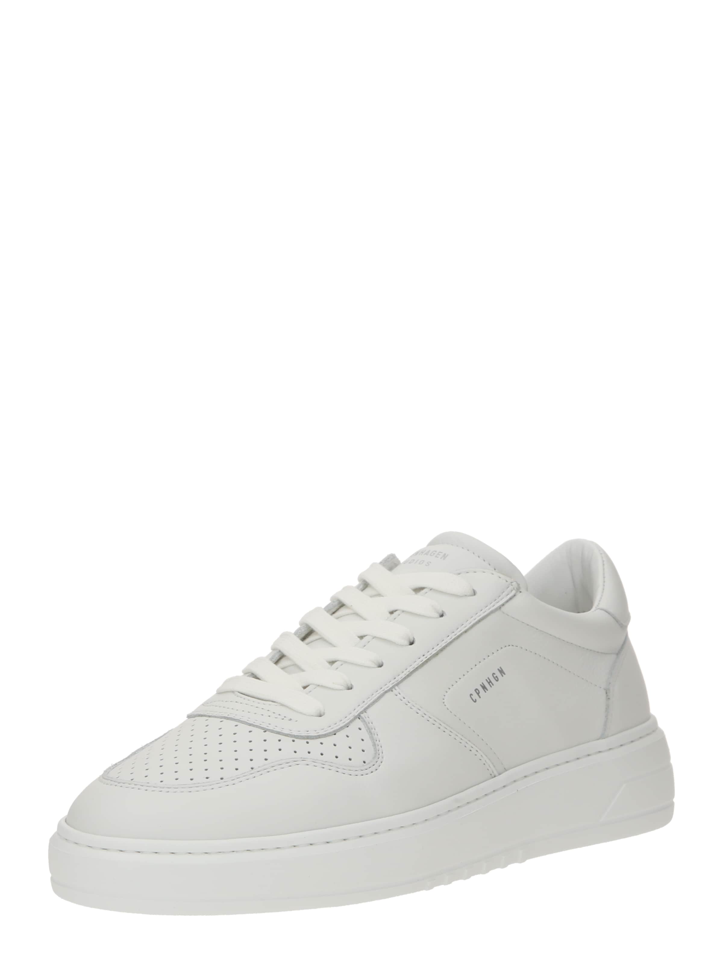 Copenhagen Studios Platform trainers in White: front