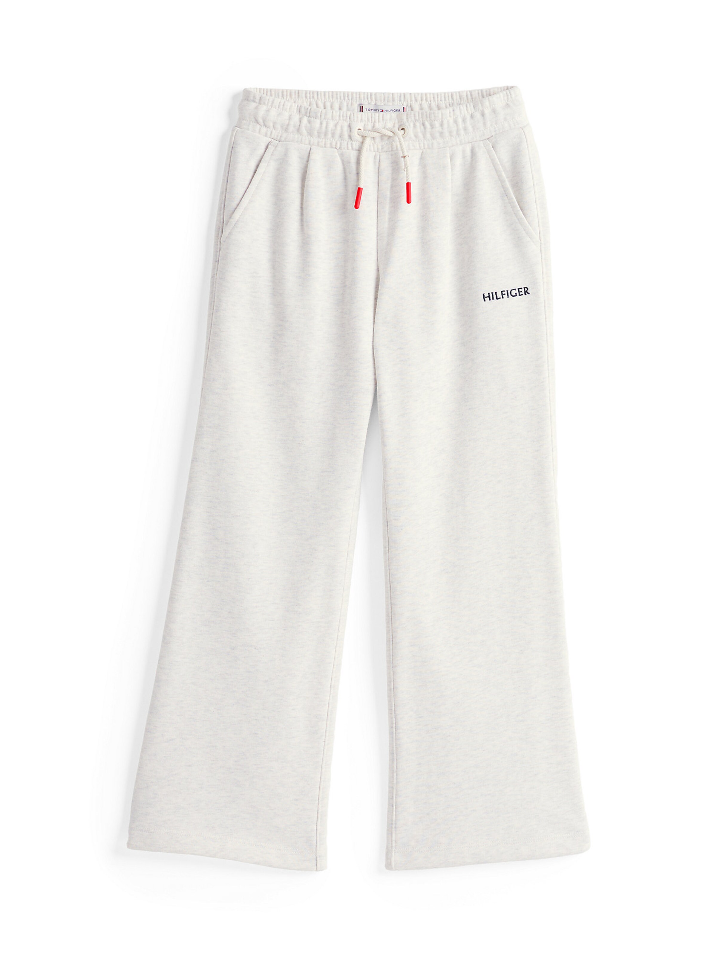 Wide Leg Pantalon TOMMY HILFIGER en gris : devant