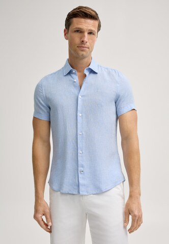 Coupe slim Chemise 'Pit' JOOP! en bleu : devant