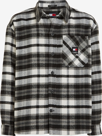 Tommy Jeans Демисезонная куртка в Серый: спереди