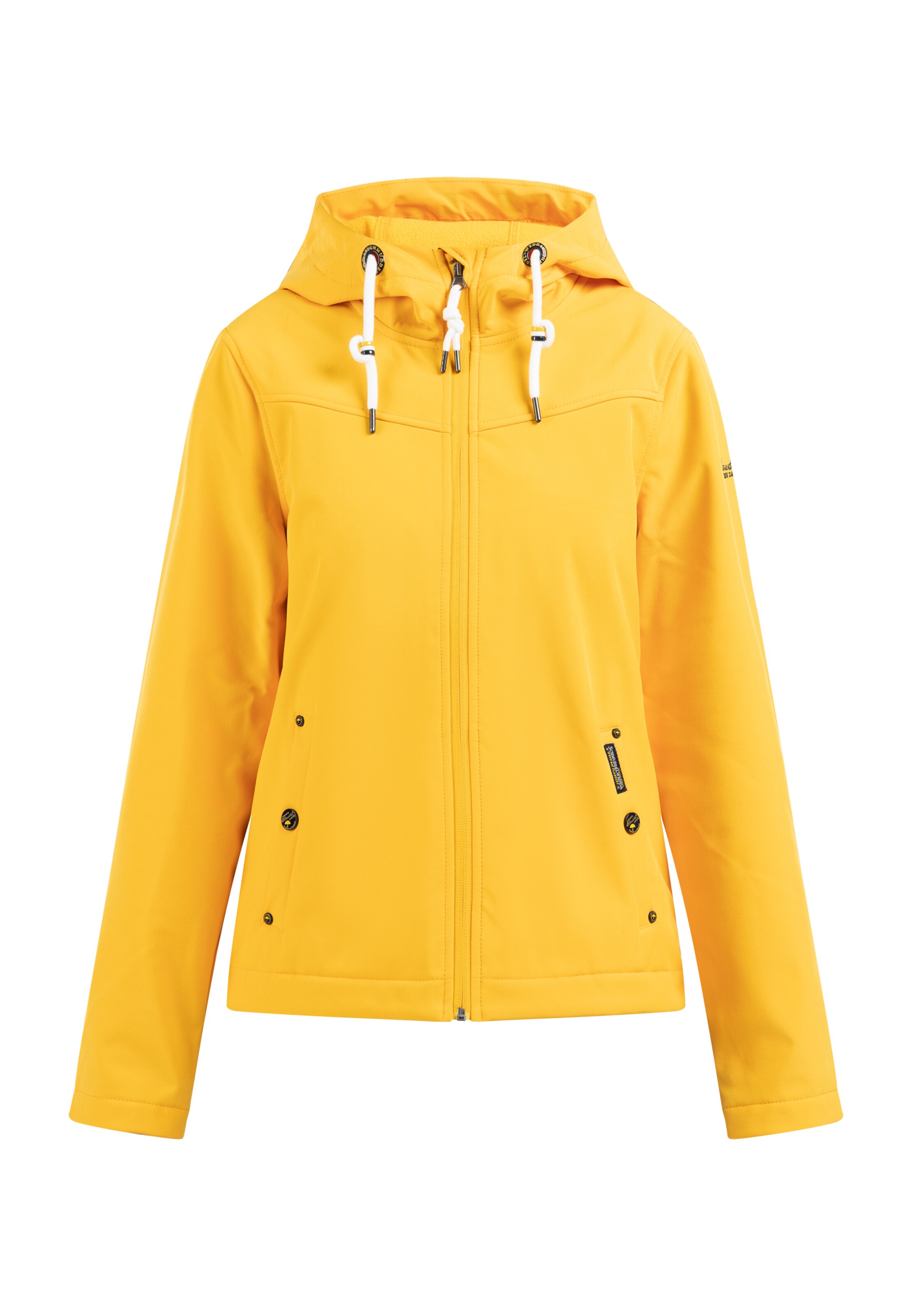 Veste fonctionnelle Schmuddelwedda en jaune : devant