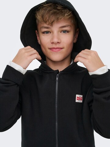 Veste de survêtement 'OSJCeres' Only & Sons Junior en noir