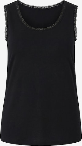 Ulla Popken Top in Schwarz: Vorderseite