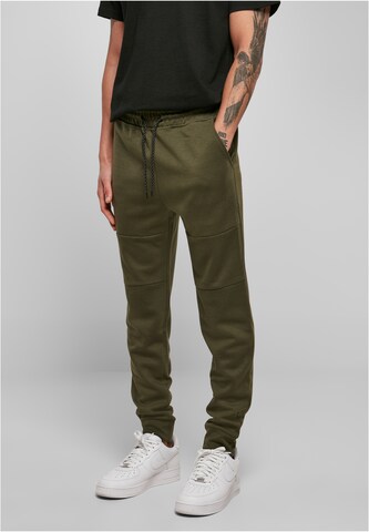 SOUTHPOLE Tapered Pants in Green: front