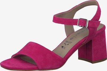 TAMARIS Strap Sandals in Pink: front