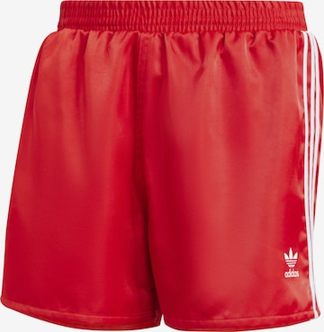 ADIDAS ORIGINALS Loose fit Workout Pants in Red: front