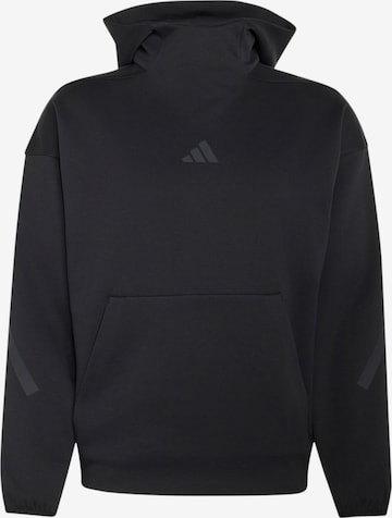 juoda ADIDAS SPORTSWEAR Sportinio tipo megztinis 'Z.N.E.': priekis