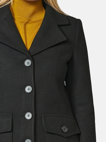 KOROSHI Přechodný kabát – černá