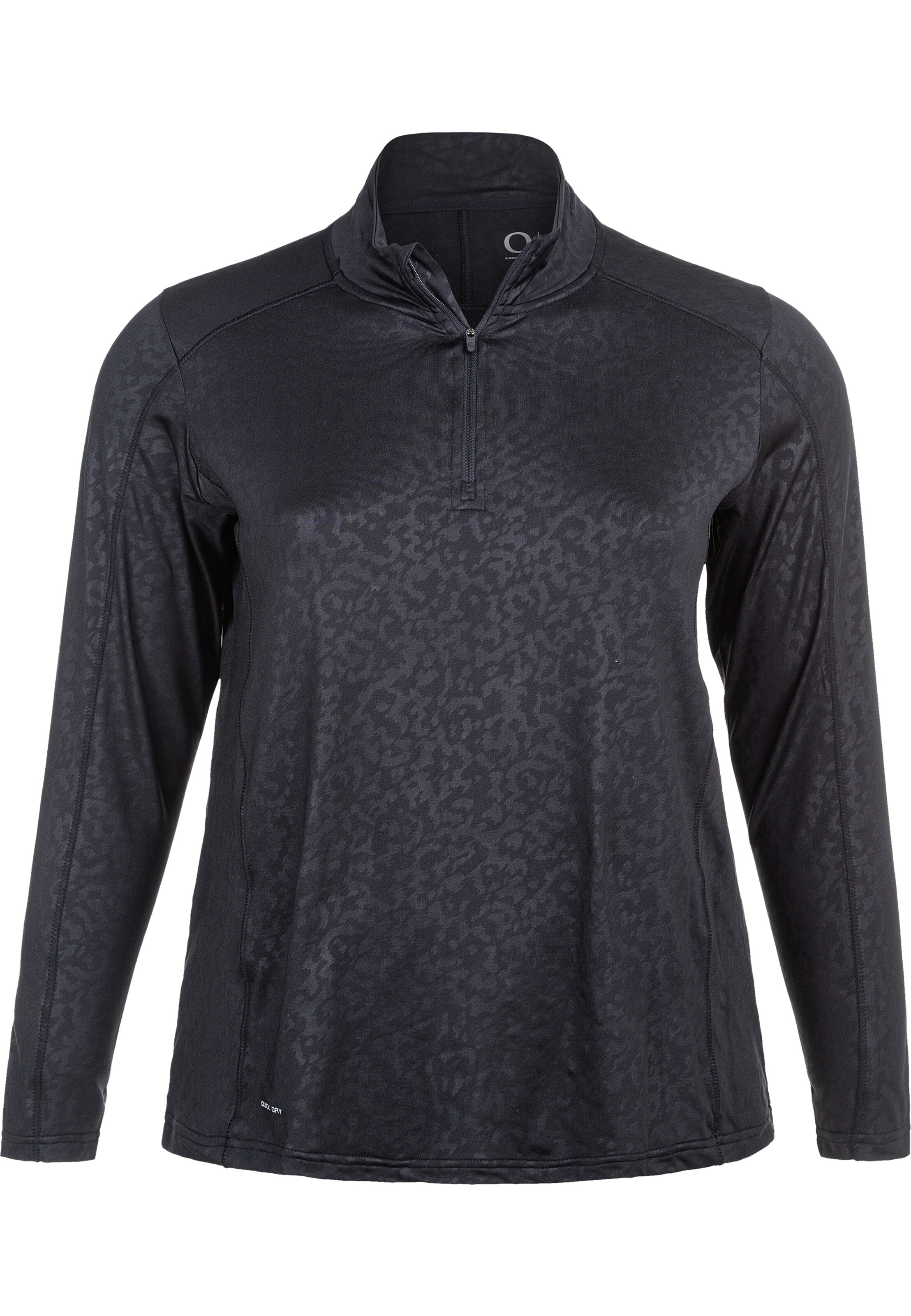Q by Endurance Shirt 'Juliette' in Schwarz: Vorderseite