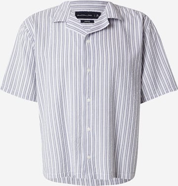 Chemise Abercrombie & Fitch en bleu : devant
