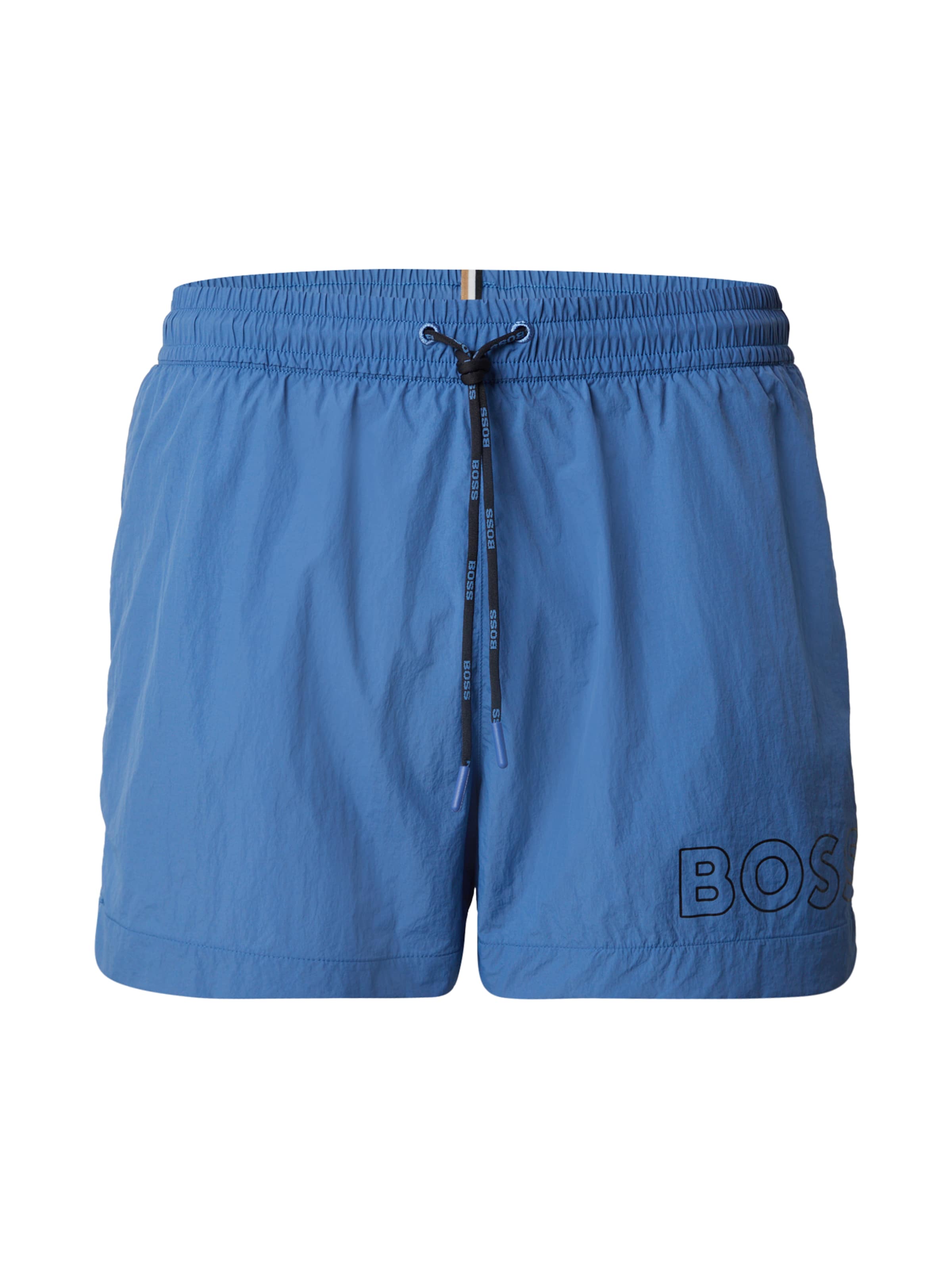BOSS Плавательные шорты 'Mooneye' в Синий: спереди