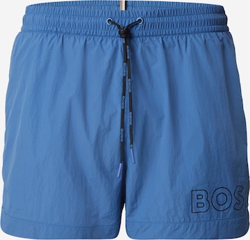 BOSS Rövid fürdőnadrágok 'Mooneye' - kék: elől