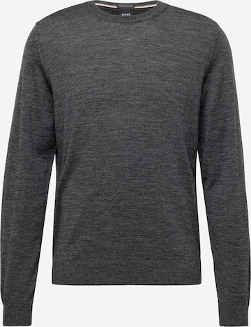 BOSS Pullover 'Leno-P' i sort: forside