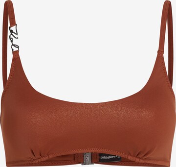 Karl Lagerfeld Bustier Bikinitop in Rot: predná strana