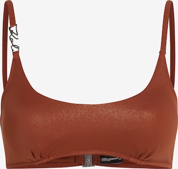 Karl Lagerfeld Bustier Bikinitop in Rot: predná strana