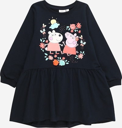 NAME IT Dress 'FYDO PEPPAPIG' in Night blue / Salmon / Pink / White, Item view