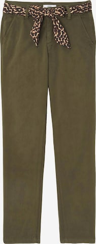 Pantalon chino 'KRISTIN' Le Temps Des Cerises en vert : devant