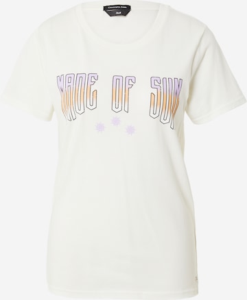 Colourful Rebel T-Shirt 'Made Of Sun' in Weiß: predná strana