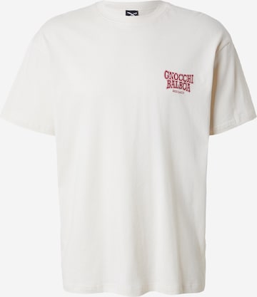 balta Iriedaily Marškinėliai 'Gnocchi Balboa': priekis