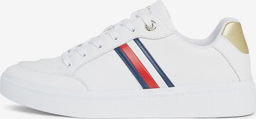 TOMMY HILFIGER Sneakers 'Global Stripe Elevated' in White: front
