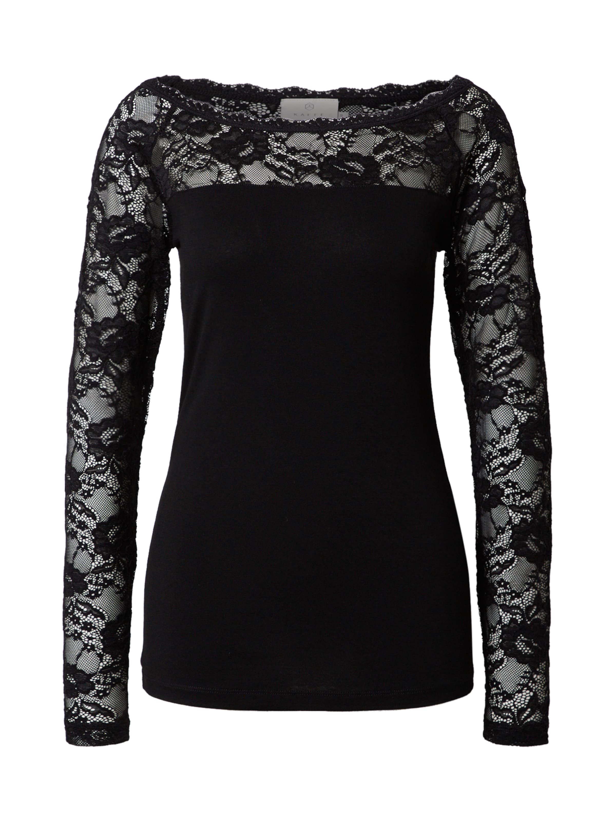 Kaffe Tričko 'Lacy' – černá: přední strana