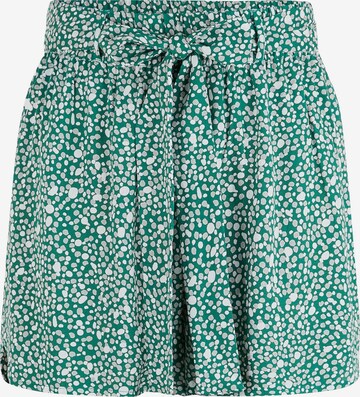 PIECES Trousers 'Nya' in Green: front