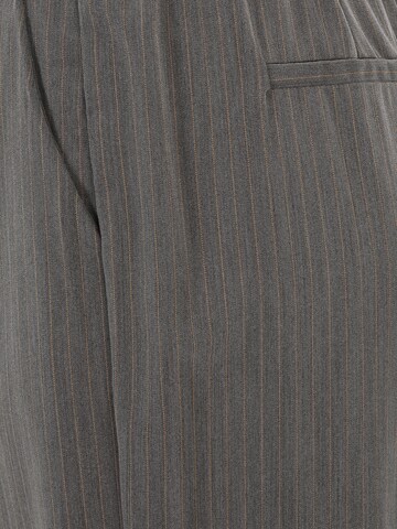 Y.A.S Tall - Regular Calças com pregas 'PINLY' em cinzento