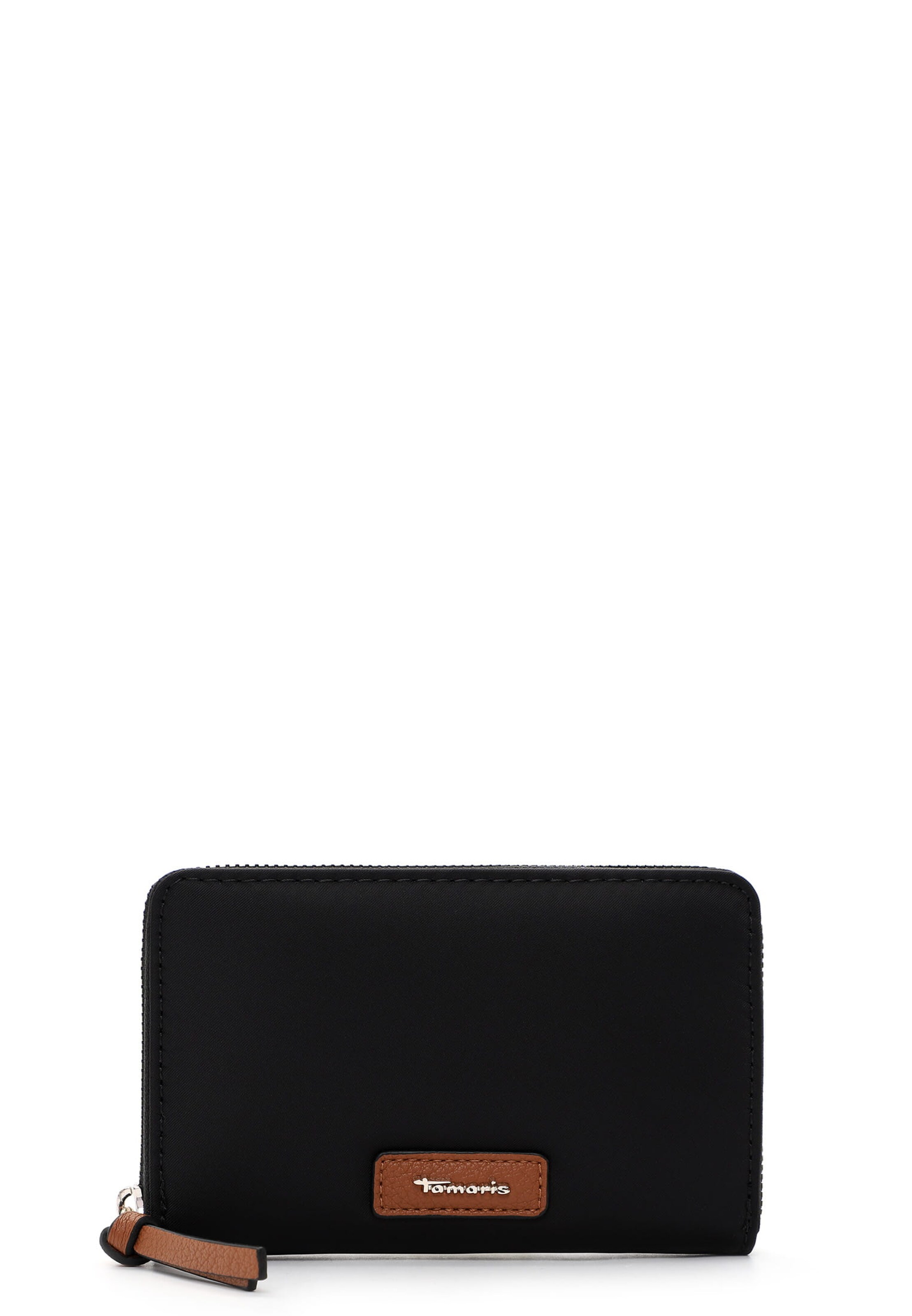 Portamonete 'Fabrizia' di Tamaris in nero: frontale