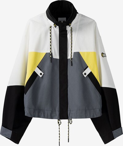 Bershka Between-season jacket in Yellow / Grey / Black / White, Item view