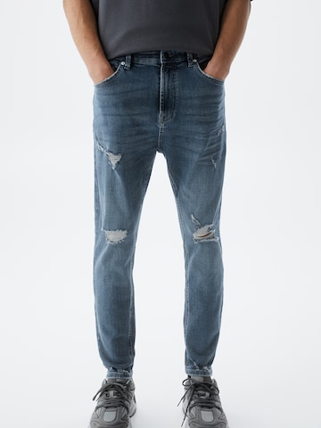 Regular Jean Pull&Bear en bleu : devant