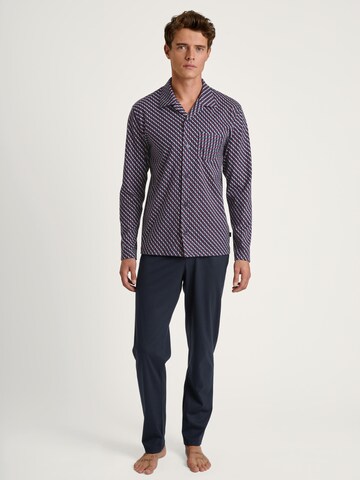CALIDA Pyjama lang 'Relax Imprint'‌‌‌‌‌‌ in Mischfarben: Vorderseite